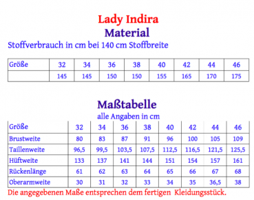 Ebook Damenshirt Zipfelshirt Lady Indira Gr.32-46